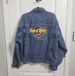HARD ROCK HOTEL Las Vegas Embroidered Jean Denim Jacket